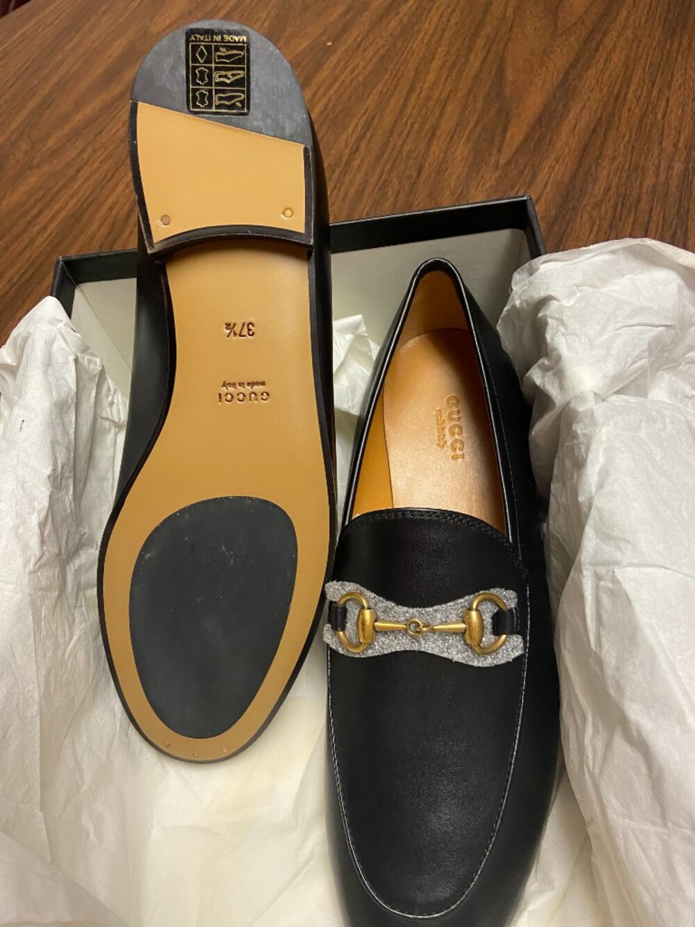 GUCCI "Betis" Leather Mules - Ladies - Picture 7 of 8